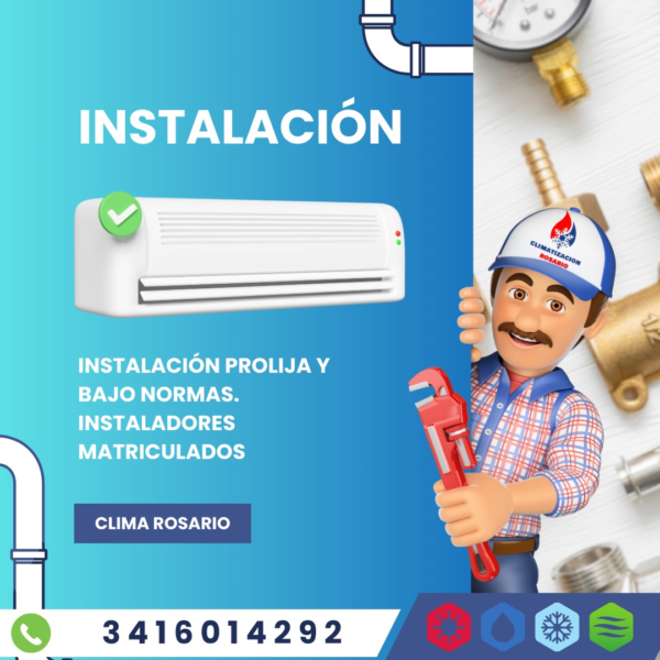 Instalacion Aire Acondicionado Split 5500 a 6300 w