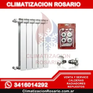 Radiador-Peisa-T500-X-9-Elementos- -Kit-Completo- -Envio